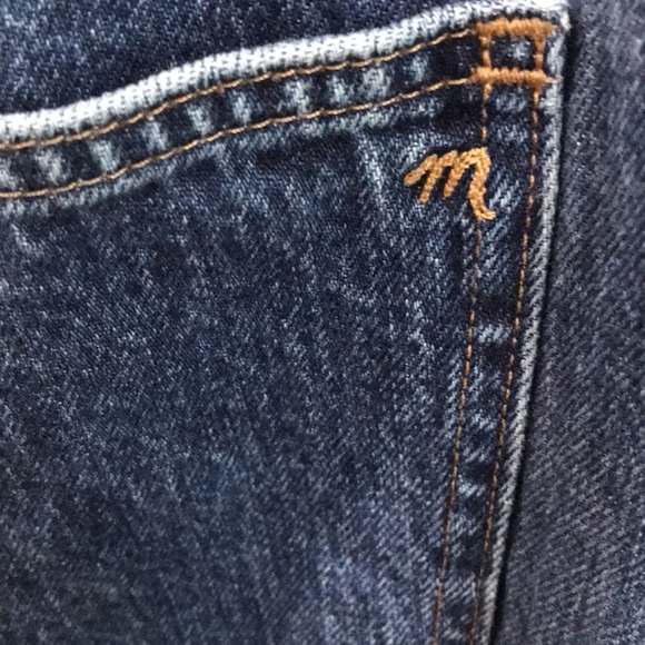 Madewell Kule Dad Jean Mens 30 High Rise Blue Denim Relaxed Button Fly - Picture 7 of 14